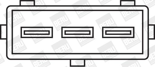 BorgWarner (BERU) ZSE036 - Bobina de inductie parts5.com