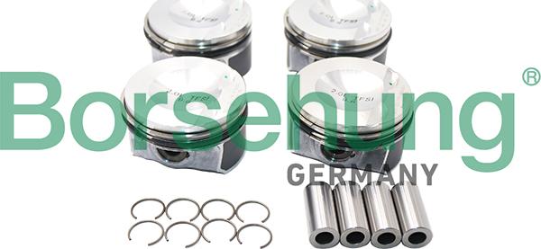 Borsehung B13583 - Set segmenti piston parts5.com