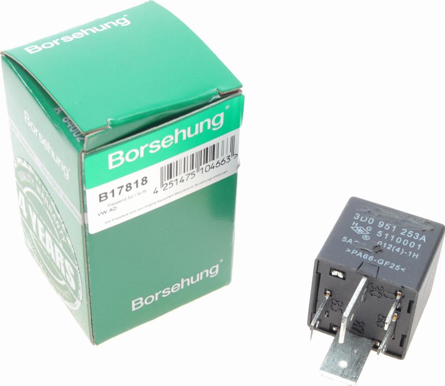 Borsehung B17818 - Többfunkciós relé parts5.com