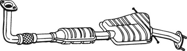 Bosal 090-436 - Catalizator parts5.com