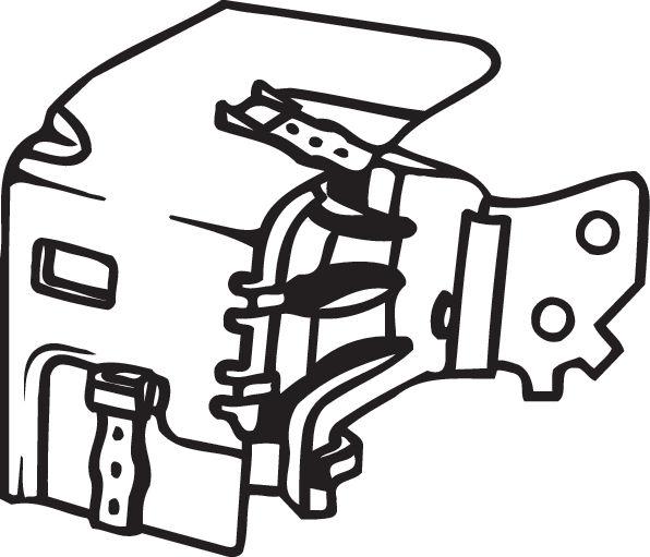 Bosal 255-151 - Στήριγμα, σύστημα απαγωγής καυσ. parts5.com