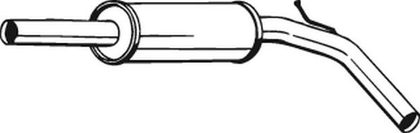 Bosal 233-323 - Toba esapamet intermediara parts5.com