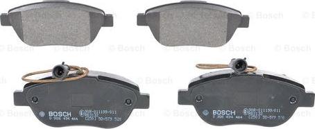 BOSCH 0 986 494 464 - Juego de pastillas de freno parts5.com