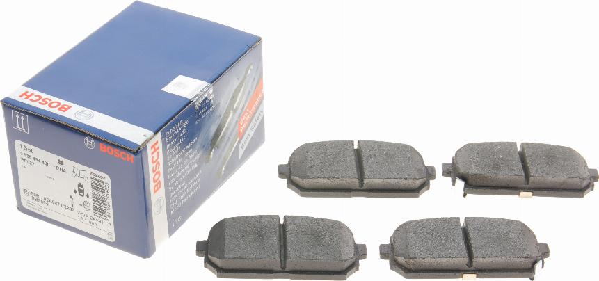 BOSCH 0 986 494 400 - Kit de plaquettes de frein, frein à disque parts5.com