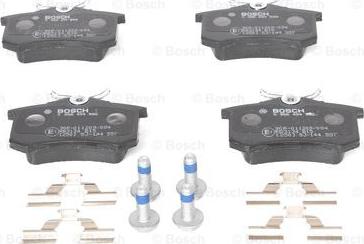 BOSCH 0 986 494 596 - Zestaw klocków hamulcowych, hamulce tarczowe parts5.com