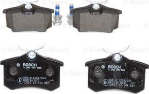 BOSCH 0 986 494 596 - Sada brzdových destiček, kotoučová brzda parts5.com