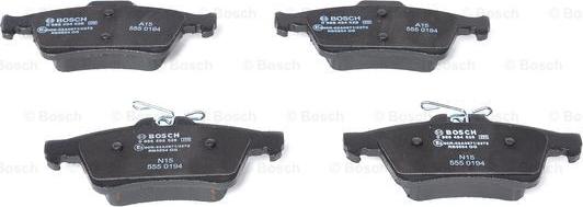 BOSCH 0 986 494 528 - Set placute frana,frana disc parts5.com