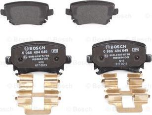 BOSCH 0 986 494 649 - Set placute frana,frana disc parts5.com