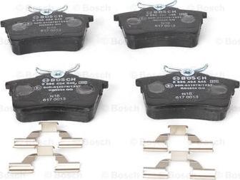 BOSCH 0 986 494 646 - Fékbetétkészlet, tárcsafék parts5.com