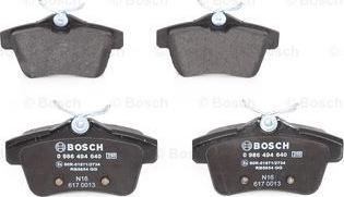 BOSCH 0 986 494 640 - Set placute frana,frana disc parts5.com