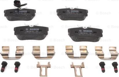 BOSCH 0 986 494 619 - Fékbetétkészlet, tárcsafék parts5.com