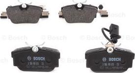 BOSCH 0 986 494 619 - Fékbetétkészlet, tárcsafék parts5.com