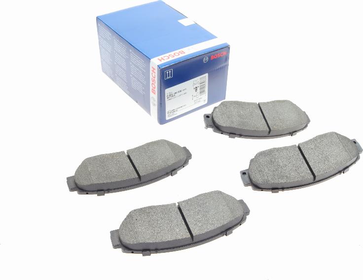 BOSCH 0 986 494 685 - Komplet pločica, disk-kočnica parts5.com