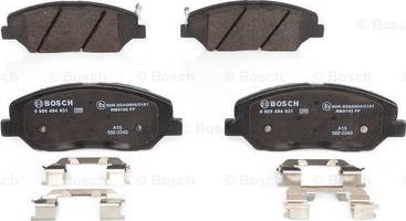 BOSCH 0 986 494 631 - Set placute frana,frana disc parts5.com