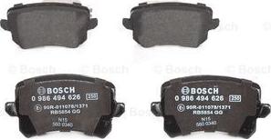 BOSCH 0 986 494 626 - Set placute frana,frana disc parts5.com