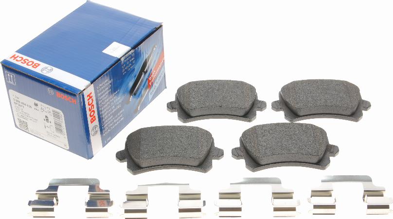 BOSCH 0 986 494 626 - Sada brzdových destiček, kotoučová brzda parts5.com