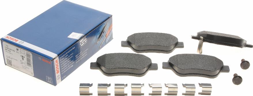 BOSCH 0 986 494 092 - Σετ τακάκια, δισκόφρενα parts5.com