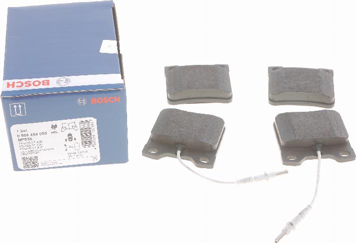 BOSCH 0 986 494 055 - Fékbetétkészlet, tárcsafék parts5.com