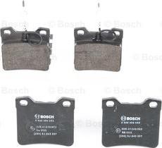 BOSCH 0 986 494 055 - Fékbetétkészlet, tárcsafék parts5.com