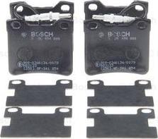 BOSCH 0 986 494 000 - Zestaw klocków hamulcowych, hamulce tarczowe parts5.com