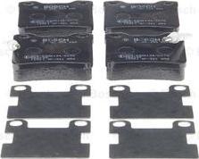 BOSCH 0 986 494 000 - Zestaw klocków hamulcowych, hamulce tarczowe parts5.com