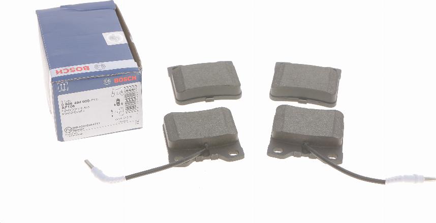 BOSCH 0 986 494 000 - Zestaw klocków hamulcowych, hamulce tarczowe parts5.com