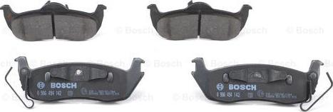 BOSCH 0 986 494 142 - Brake Pad Set, disc brake parts5.com