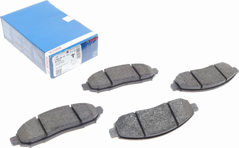 BOSCH 0 986 494 151 - Brake Pad Set, disc brake parts5.com