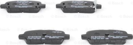 BOSCH 0 986 494 861 - Set placute frana,frana disc parts5.com