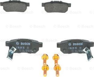 BOSCH 0 986 494 392 - Juego de pastillas de freno parts5.com