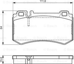 BOSCH 0 986 494 356 - Jarrupala, levyjarru parts5.com