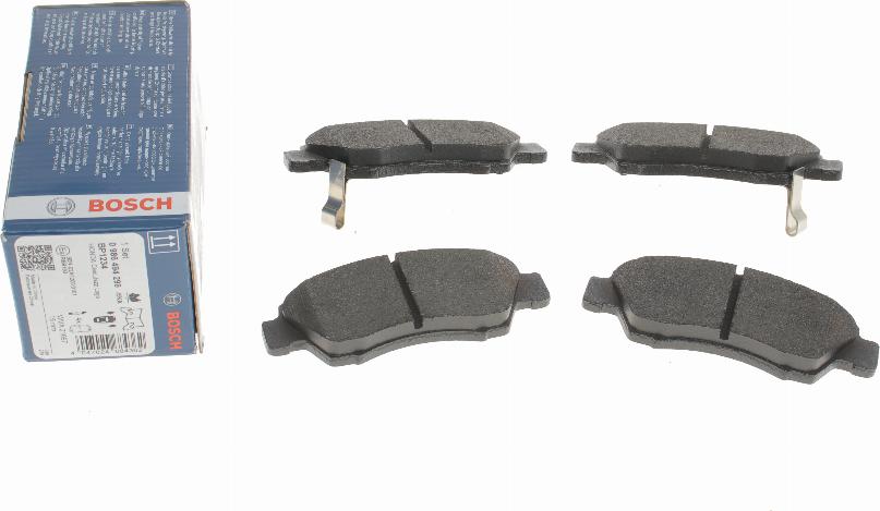 BOSCH 0 986 494 299 - Sada brzdových destiček, kotoučová brzda parts5.com