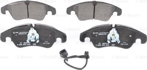 BOSCH 0 986 494 259 - Set placute frana,frana disc parts5.com