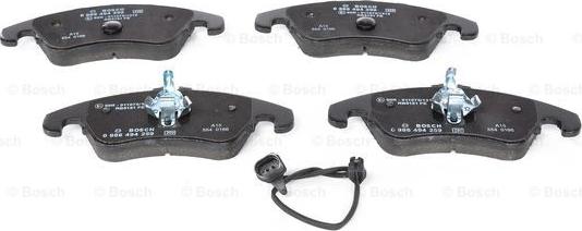 BOSCH 0 986 494 259 - Set placute frana,frana disc parts5.com