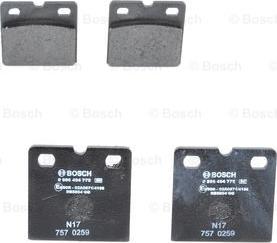 BOSCH 0 986 494 775 - Set placute frana,frana disc parts5.com