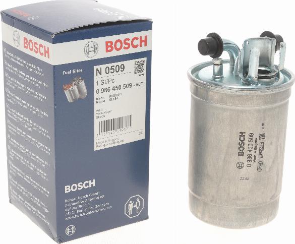 BOSCH 0 986 450 509 - Üzemanyagszűrő parts5.com