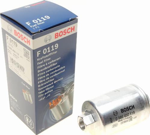 BOSCH 0 986 450 119 - Filtro combustible parts5.com