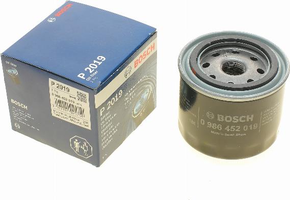 BOSCH 0 986 452 019 - Маслен филтър parts5.com