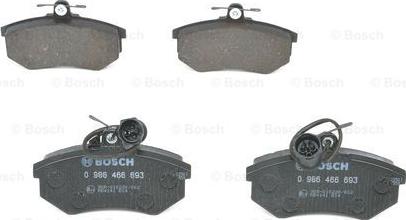 BOSCH 0 986 466 693 - Set placute frana,frana disc parts5.com