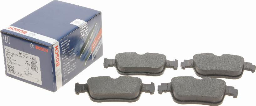 BOSCH 0 986 460 074 - Bremsbelagsatz, Scheibenbremse parts5.com