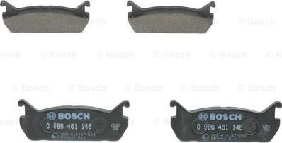 BOSCH 0 986 461 146 - Juego de pastillas de freno parts5.com