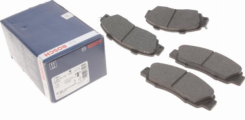 BOSCH 0 986 461 142 - Kit de plaquettes de frein, frein à disque parts5.com