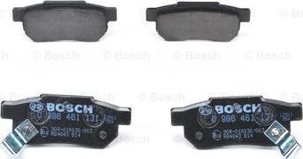 BOSCH 0 986 461 131 - Zestaw klocków hamulcowych, hamulce tarczowe parts5.com