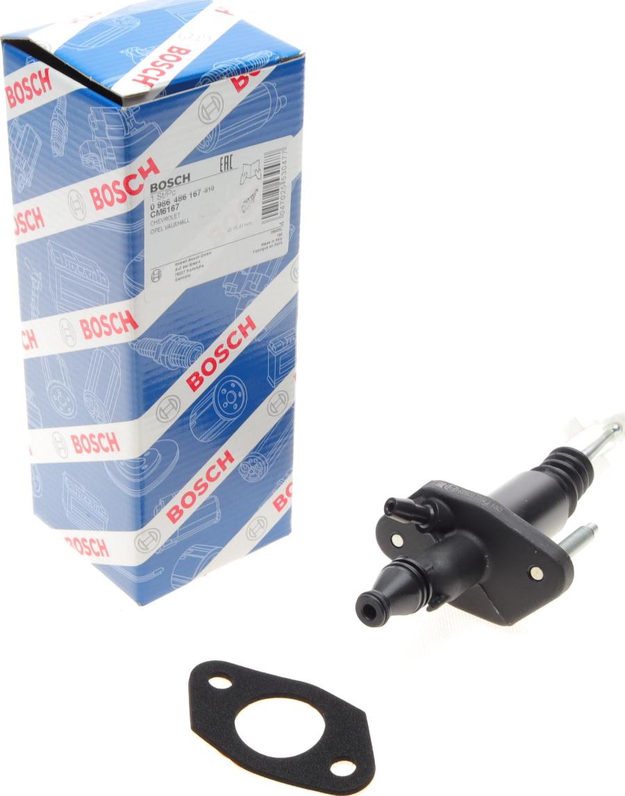 BOSCH 0 986 486 167 - Master Cylinder, clutch parts5.com