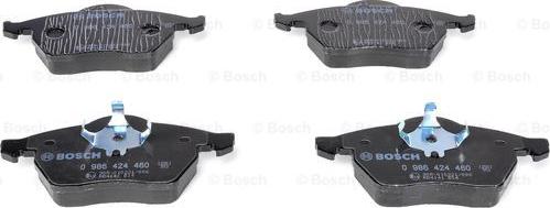 BOSCH 0 986 424 460 - Тормозные колодки, дисковые, комплект parts5.com