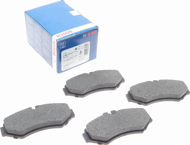 BOSCH 0 986 424 516 - Juego de pastillas de freno parts5.com