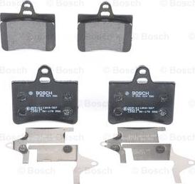 BOSCH 0 986 424 580 - Zestaw klocków hamulcowych, hamulce tarczowe parts5.com