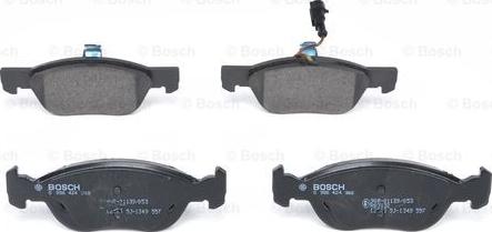 BOSCH 0 986 424 362 - Zestaw klocków hamulcowych, hamulce tarczowe parts5.com