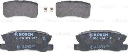 BOSCH 0 986 424 717 - Set placute frana,frana disc parts5.com