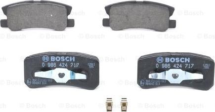 BOSCH 0 986 424 717 - Set placute frana,frana disc parts5.com